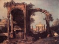 Capriccio Ruins And Classic Buildings Canaletto